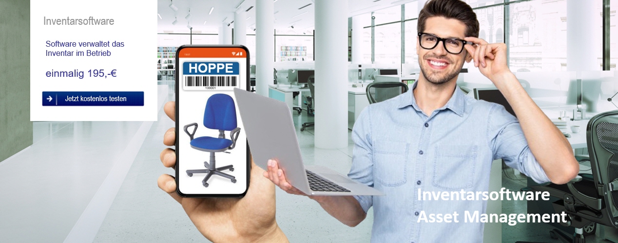 Inventarsoftware f�r B�rom�bel, Ger�te, Equipment und Inventar